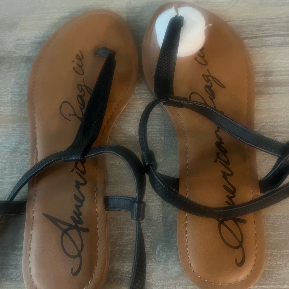 American Rag Black and Brown Sandals